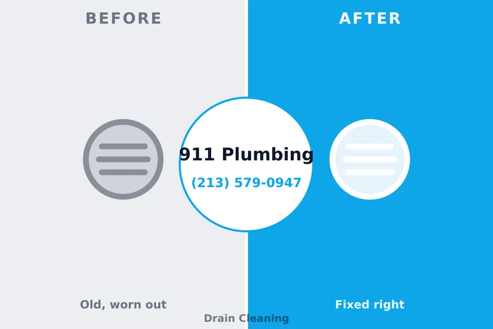 Before and after: plumbing company New Knoxville, OH